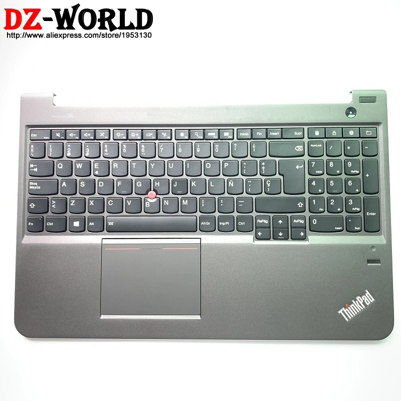 

ES Spanish Backlit Keyboard with Palmrest Touchpad for Lenovo Thinkpad S5 S531 S540 Backlight Teclado 00HM834 04X1819 00HM871