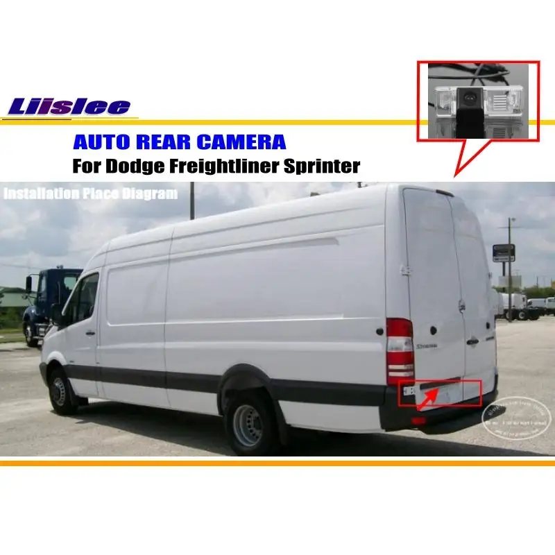 

Liislee Car Parking Camera / Reverse Camera For Dodge Freightliner Sprinter / RearView Camera / License Plate Light Camera