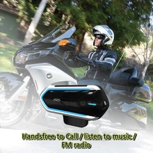 Мотоциклетный шлем Intercoms для шлема мотоциклетный Интерком Мото Bluetooth Интерком мотоциклетный Интерком наушники fm-радио