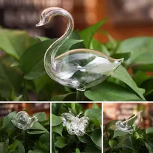 12 Shapes Glass Automatic Self Watering Bird Watering Cans Flowers Plant Decorative Clear Glass Watering Device Houseplant