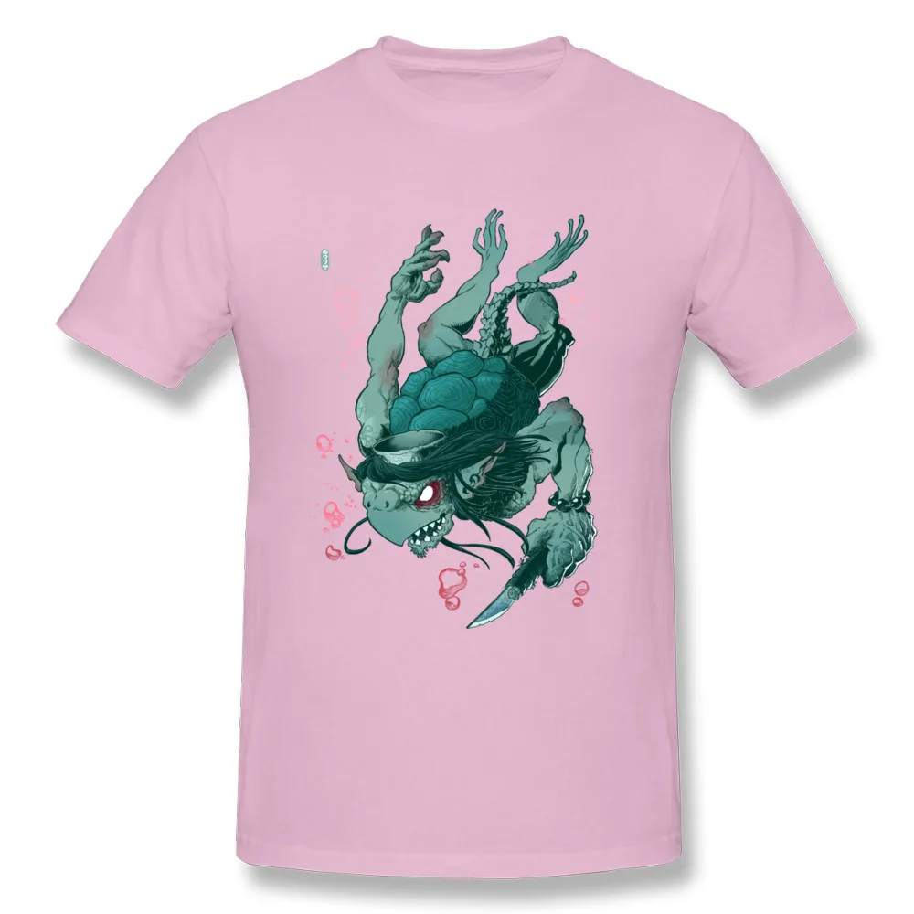 Komahiki Gift Tops Shirts Short Sleeve for Men 100% Cotton Summer/Fall Crewneck T Shirts Custom Tee Shirts Oversized Komahiki pink