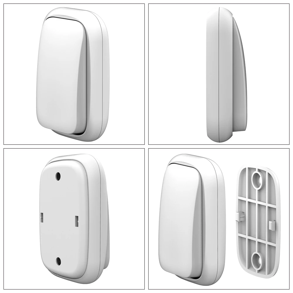 Wolf-Guard QX002 Wireless Waterproof Doorbell Home Security Welcome Self-Powered LED Indicator Smart Chimes Door bell 38 Songs