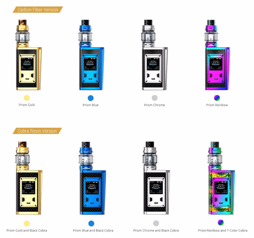 SMOK Vape Majesty Kit Luxe Edition Kit elektronik sigara box mod vaporizer with prince tank cigarette electronique vaper S3017