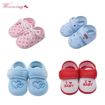 

Cheap Baby Shoes Pure Cotton Newborn Baby Girl boy Shoes Toddler First Walkers Baby Moccasins Sneaker Crib Shoes For 0-18 Month