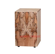 Afanti Music Rotten Wood Birch Wood Natural Cajon Drum KHG 194