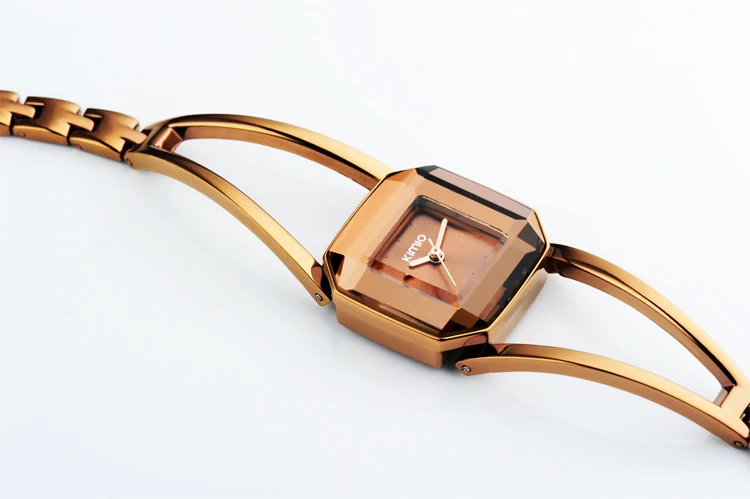 KIMIO Crystal Square Watch Women Fashion Simple Watches Woman Rose Gold Bracelet Ladies Watch Women Luxury Brand Wristwatch Sale