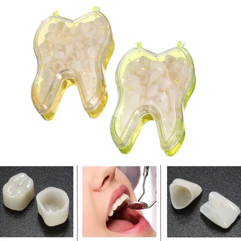 50 шт./кор. временный Корона Anteriors спереди молярная задней зубом Цвет отбеливание зубов стоматологические материалы стоматологическое оборудование