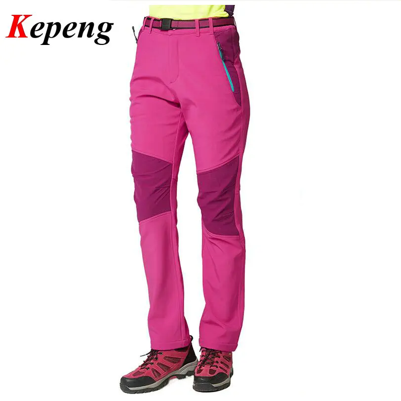 

Outdoor softshell Fleece Trousers For Women Men Lovers Sports Pants For Skiiing Hiking Climbing Clothes