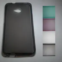 Luxo macio TPU Silicone pudim voltar caso capa de pele para HTC ONE M7 Dual Sim 802 T 802D 802 W saco do telefone móvel para HTC M7 casos