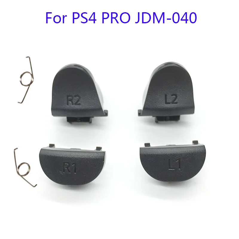 

20 Sets JDS 040 JDM 040 Controller Trigger Button Replacement L1 R1 L2 R2 with Spring For PS4 Pro controller Repair Part
