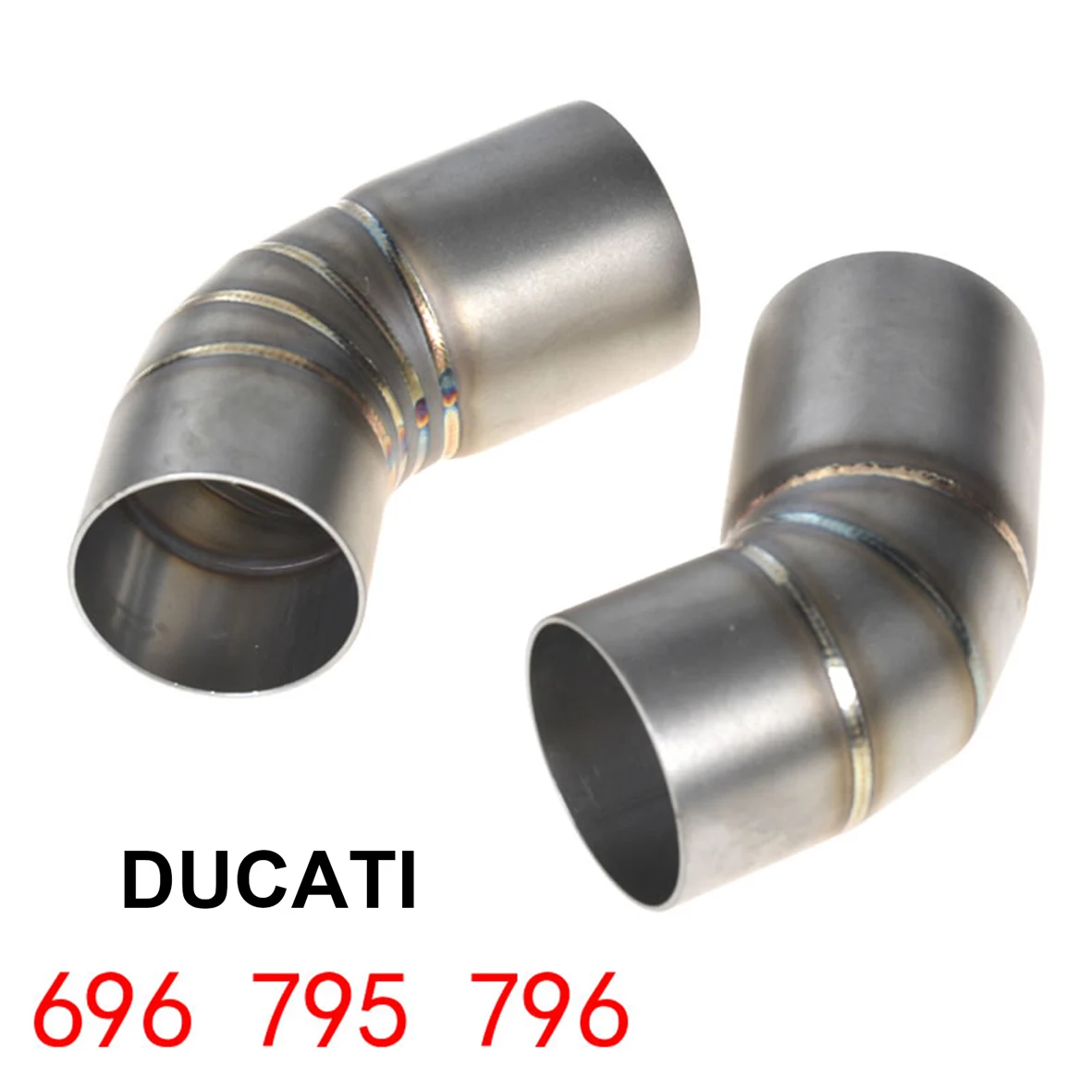 Motorcycle Exhaust Middle Pipe Stainless Steel Muffler Link Pipe