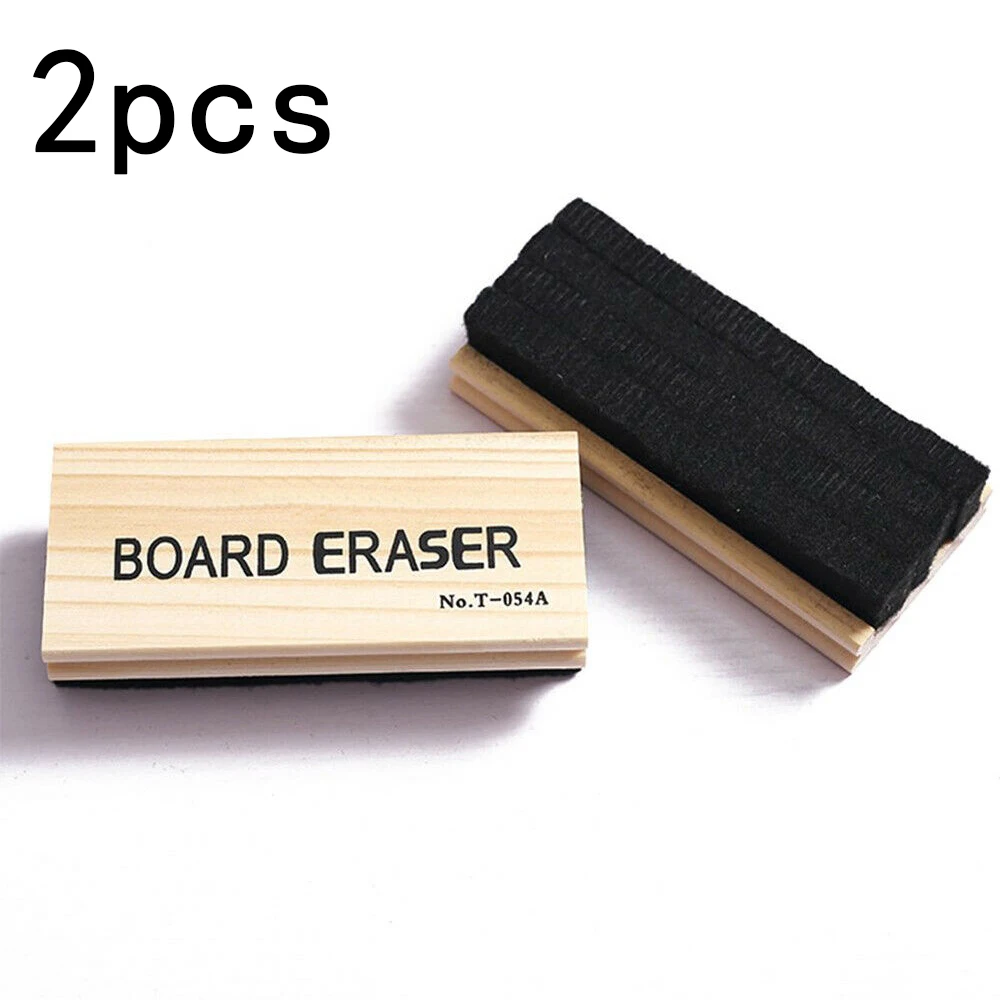 2X Blackboard Whiteboard Eraser Rubber Chalkboard Duster Cleaners School #H5