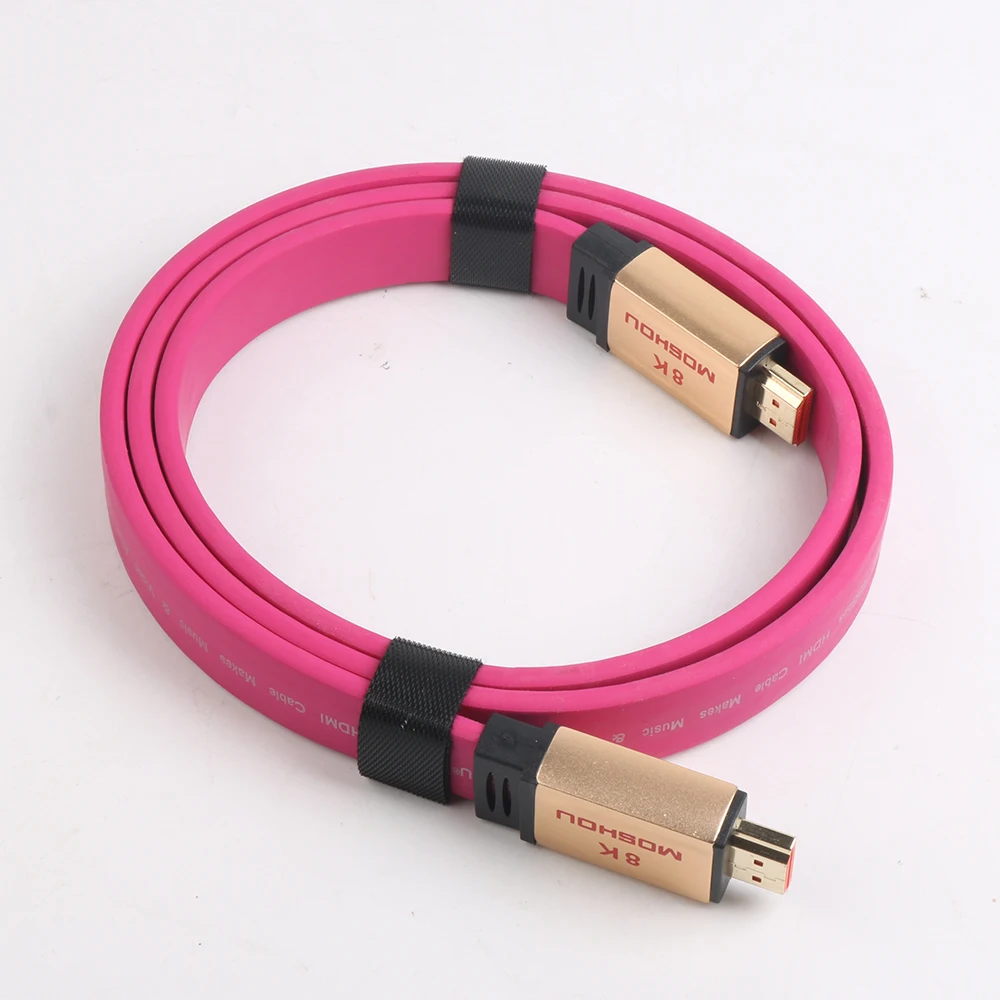 Высокопрочный HDMI 2,1 P кабель Ultra-HD(UHD) 8K MOUSHOU HDMI 2,1 кабель 48Gbs с Аудио& Ethernet HDMI шнур HDR 4:4:4