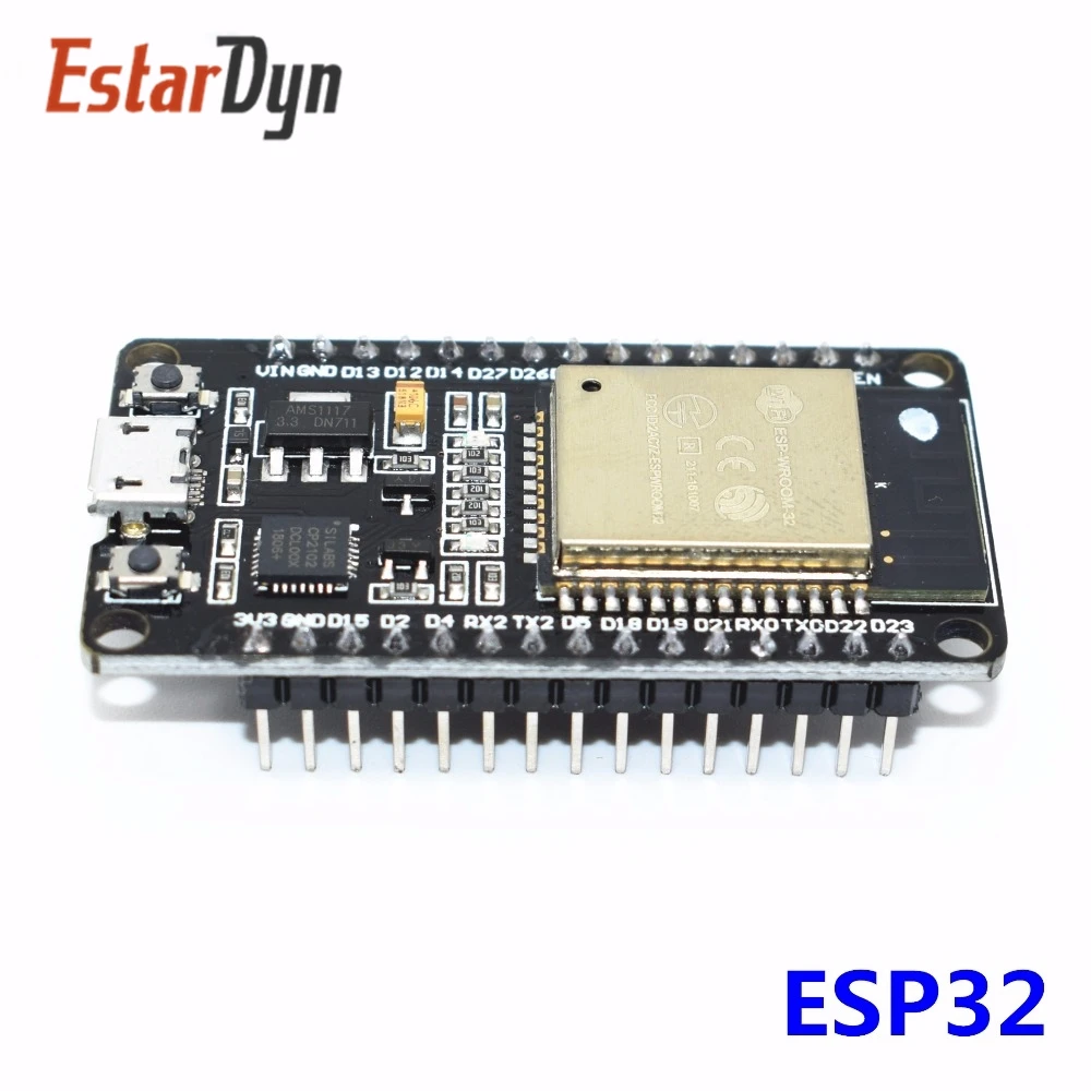 

1PCS ESP32 Development Board WiFi+Bluetooth Ultra-Low Power Consumption Dual Core ESP-32 ESP-32S ESP 32 Similar ESP8266