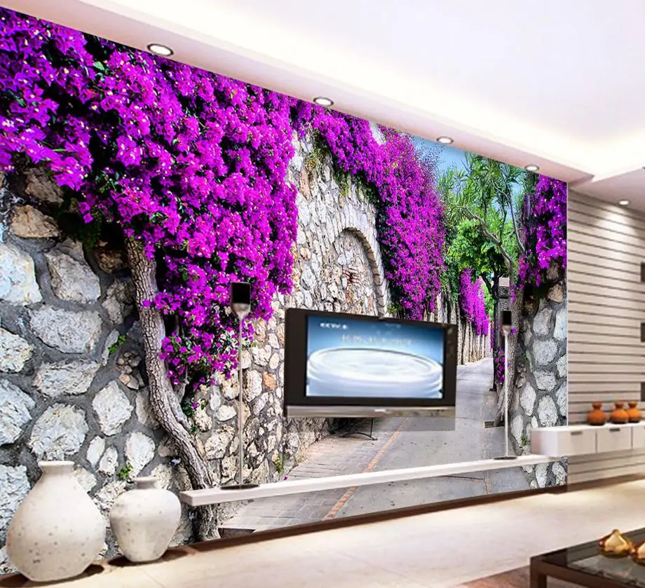 Custom-3d-stereoscopic-font-b-wallpaper-b-font-font-b-purple-b-font-font-b-Flower.jpg