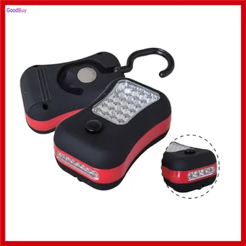 

New Mini Portable Magnetic Hook 24+4 LED Car Inspection Maintenance/Repair Light Outdoor Camp Flashlight Torch