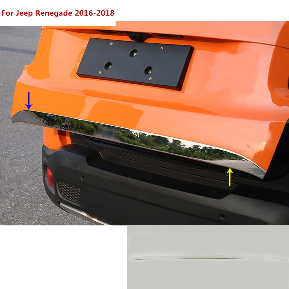 For Jeep Renegade 2016 2017 2018 car Stick body styling cover stainless