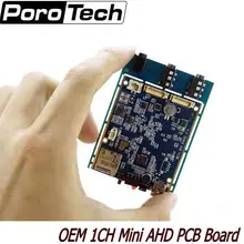 720 P реального времени 1ch AHD мини dvr печатной платы 30fps поддержка 128 ГБ SD карты безопасности цифровой Регистраторы