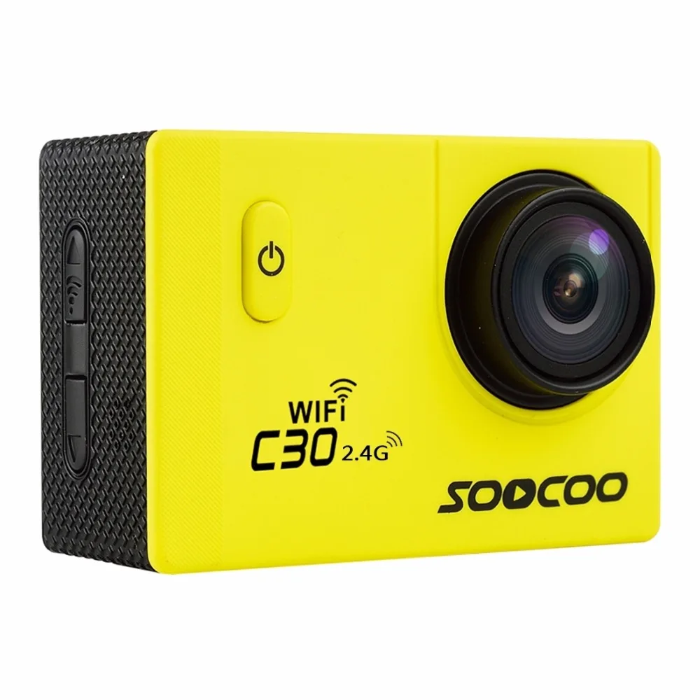 SOOCOO C30R 2' экран 170 градусов широкоугольная WiFi Спортивная экшн-камера видеокамера с водонепроницаемым корпусом чехол пульт дистанционного управления