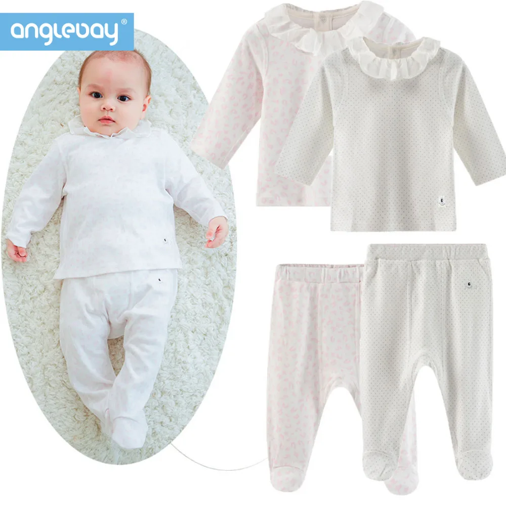 Anglebay Newborn Clothes 100 Cotton Baby Boys Girls Set for Newborn