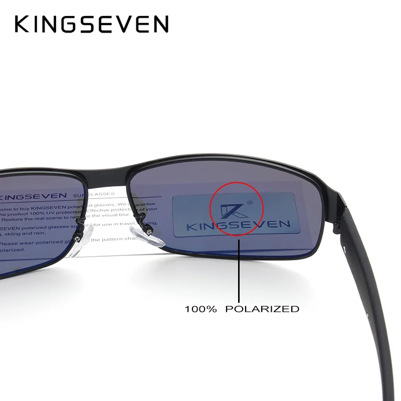 Мужские солнцезащитные очки KINGSEVEN модные для вождения автомобиля фирменный