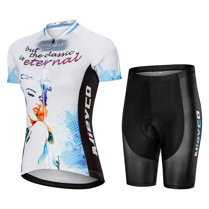 Mieyco велосипедная одежда Pro женский костюм велосипедиста MTB велосипедная одежда женская гоночная велосипедная одежда Ropa Ciclismo летняя рубашка - Цвет: 9