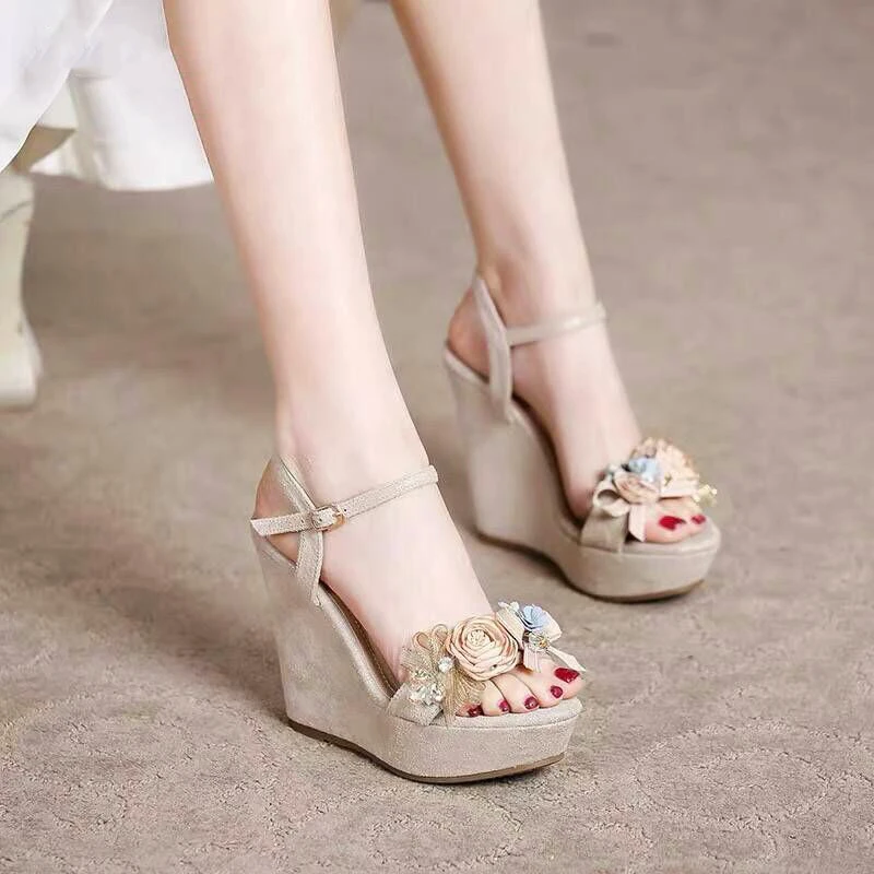 sandal wedges korea
