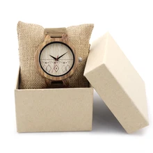 BOBO BIRD Fashion Luxury Mens Fashion Wood Watches with Leather Bands for Men Quartz Watches in