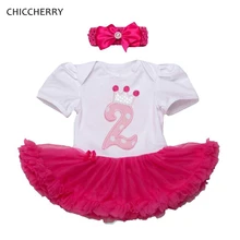 Платье для дня рождения, 2 года, повязки на голову, комплекты с юбкой-пачкой на день рождения для малышей, год, летняя одежда для маленьких девочек, Conjunto Infantil Menina Kinderkleding