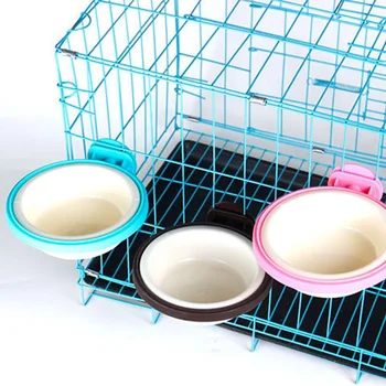 

Pet Cat Dog Hanging Type Dog Feeding Bowl For Dog In The Cage Food Bowl Pet Dog Cat Food Bowl
