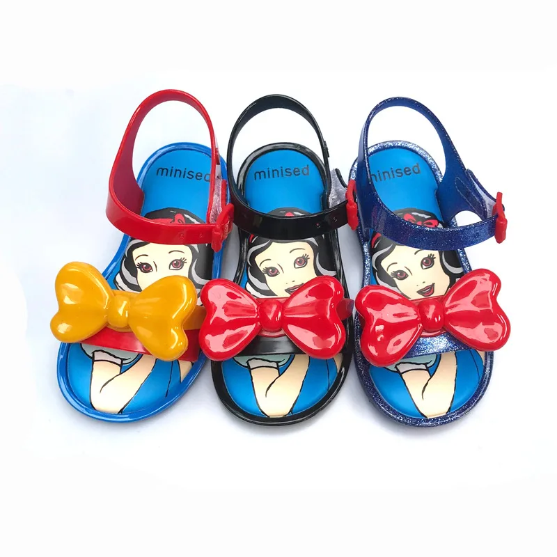 

Mini Melissa 2019 New Princess PVC Jelly Sandals Butterfly Kids Shoes Party Dance Sandals For Girls Mini Melissa Shoes 13-18CM