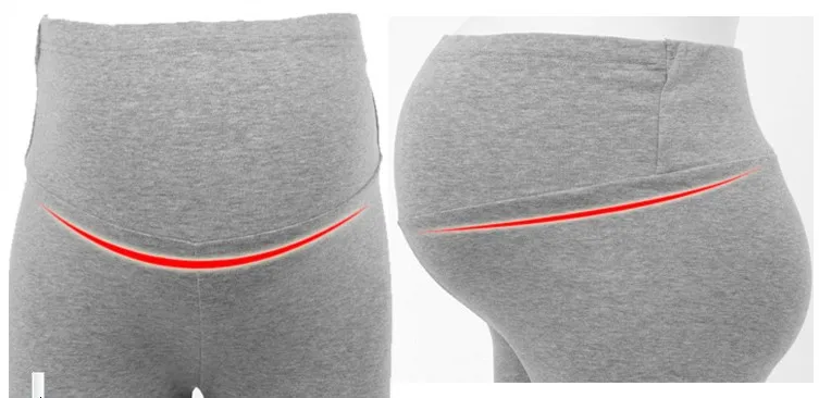 Одежда для беременных Леггинсы для живота весенне-осенние брюки для беременных женщин с рисунком тонкие эластичные штаны для беременных SH-S026