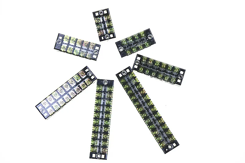 1 шт. двухрядная Клеммная колодка с винтовыми клеммами 600 в 25A TB 2503 / TB2504 TB2506 2508/TB 2512
