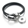 Новый черный 18 мм застежка-Кнопка браслет и браслеты высококачественные резиновые браслеты для ювелирных изделий 5484 ► Фото 2/6