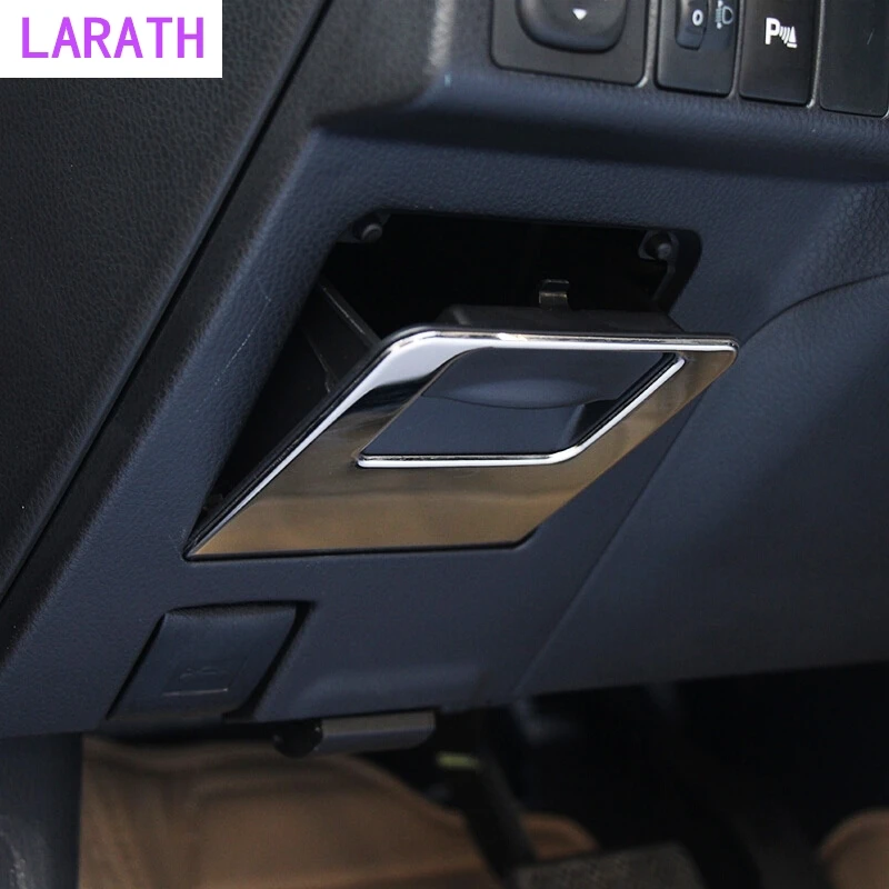 

For Toyota Corolla 2014 2015 Stainless Steel Interior Storage Box Handle Decoration Trim 1piece Car Styling