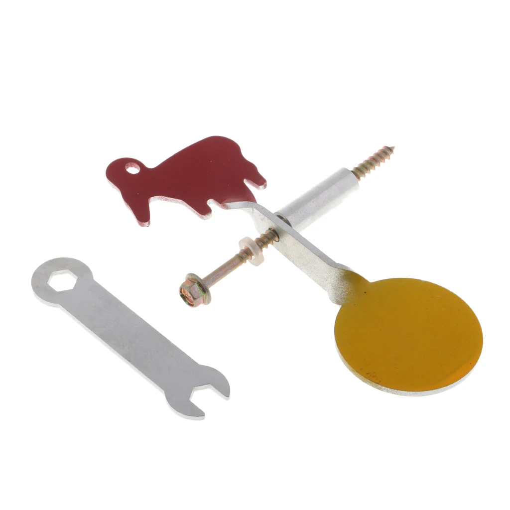 Tree Tied Binding Spinner Target Screwed-type Plinking Target Shooting Target 3.5mm - Pigeon/Goat Shape