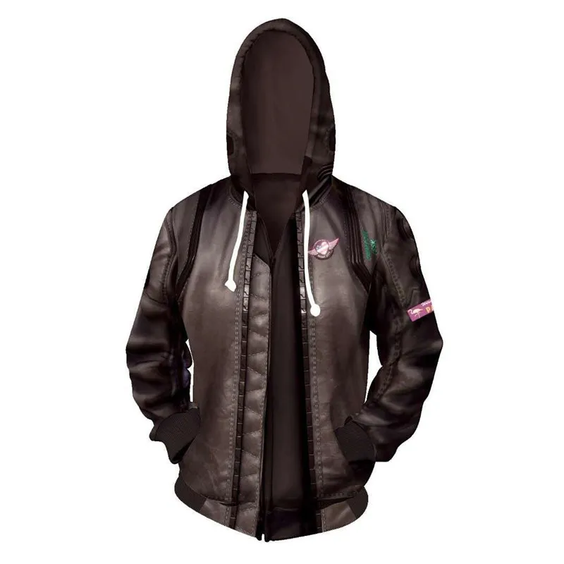 

3D Printing Hero Sweatshirt Hoodie Top Sweater Zip Hoodie Unisex Cosplay Costume