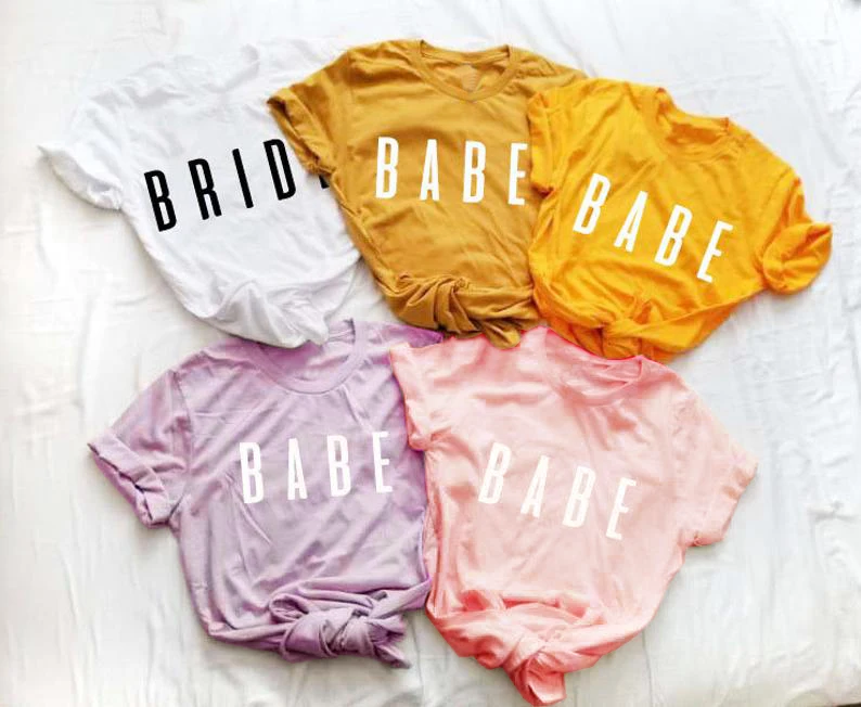 Bride and babe t shirts Clearance