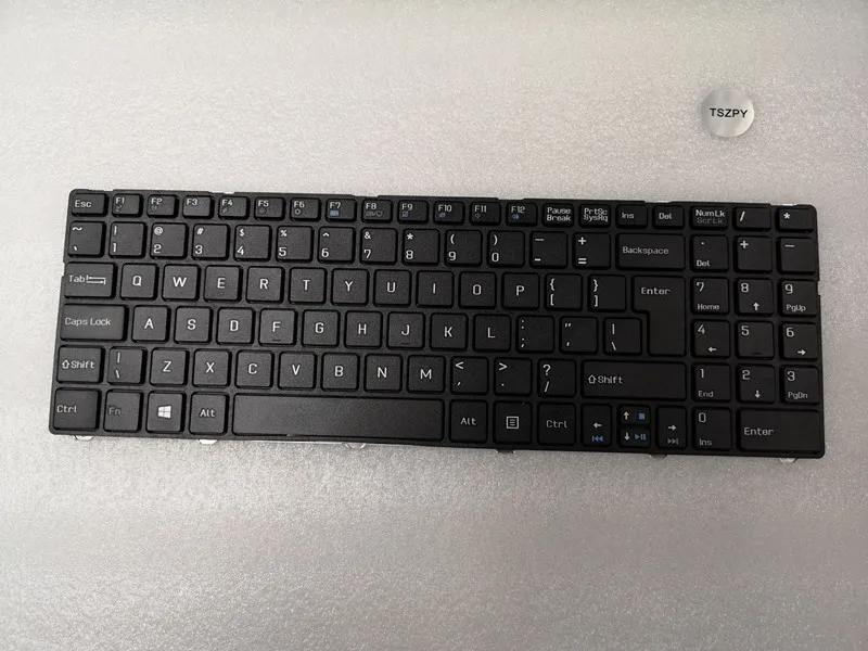 

New laptop keyboard for MSI CR640 CX640 CX640-851X A6400 MS-16Y1 US with frame