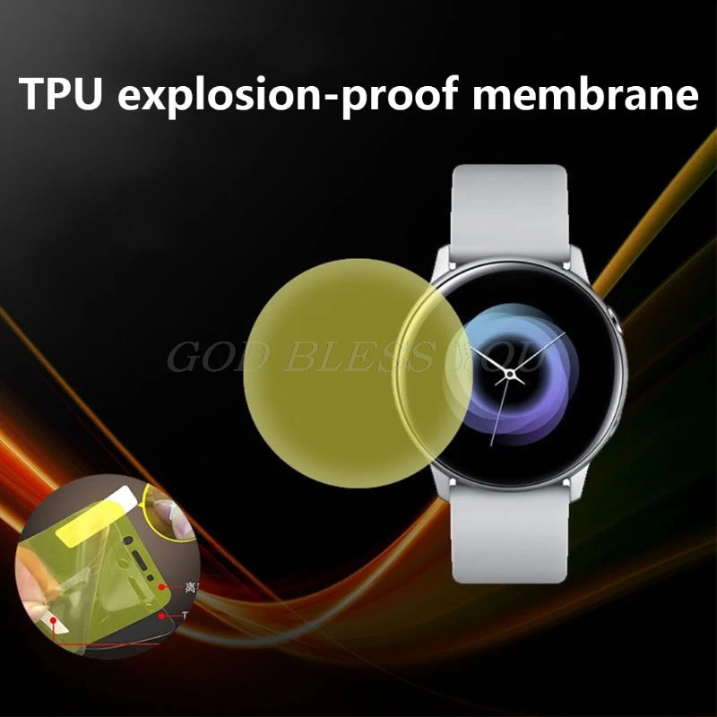 Protective Film Screen Protector Explosion-proof High Definition Anti-shock for Samsung Galaxy Watch Active Smart Accessories