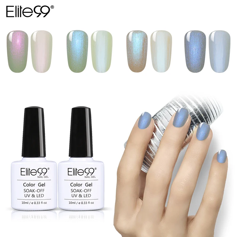

Elite99 10ml Shell Nail Gel Polish Mermaid UV Gel Varnish Pearl Shell Gel Nail Polish Semi Permanent Nail Gel Varnish Gelpolish