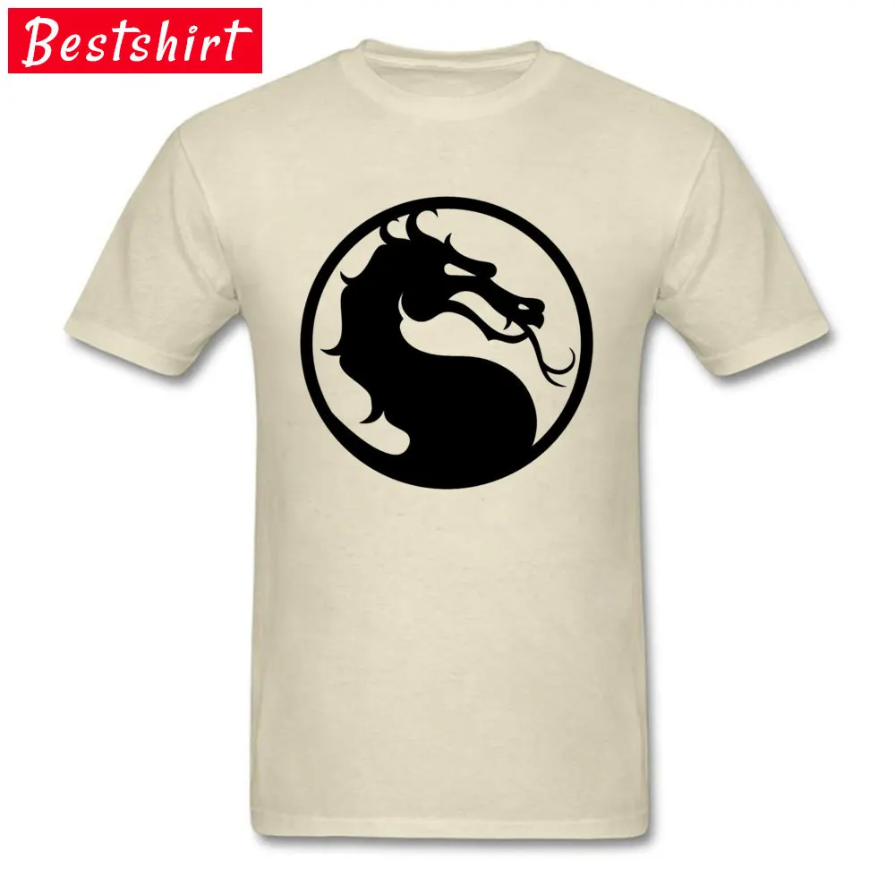 Mortal Kombat T shirt 6012 Top T-shirts Design 2018 Newest O-Neck All Cotton T Shirt Clothing Shirt for Men Thanksgiving Day Mortal Kombat T shirt 6012 beige