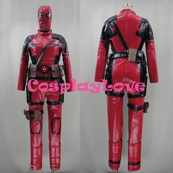 

Custom Made America Movie X-Men Origins: Deadpool Cosplay Costume Superhero Jumpsuit CosplayLove Halloween High Quality