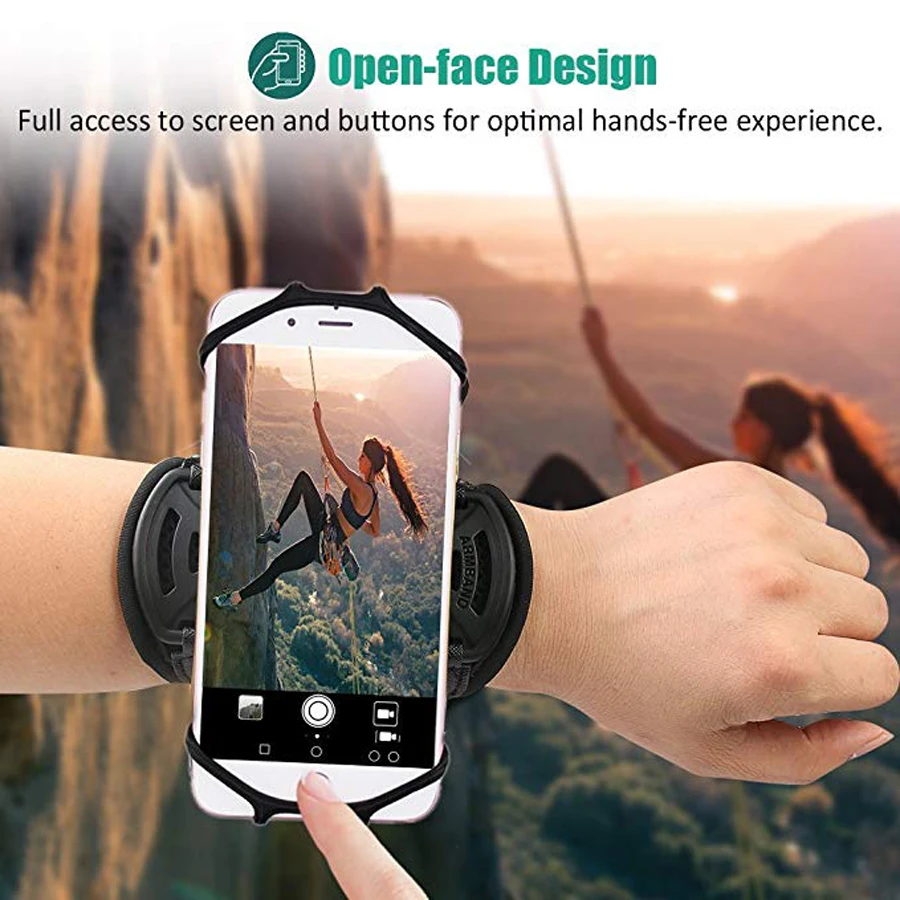4-6,2 en correr teléfono titular de la bolsa de correr de la bolsa móvil Smartphone muñeca brazo banda Deporte Fitness cinturón Trail Running fanny Paquete de bolsas