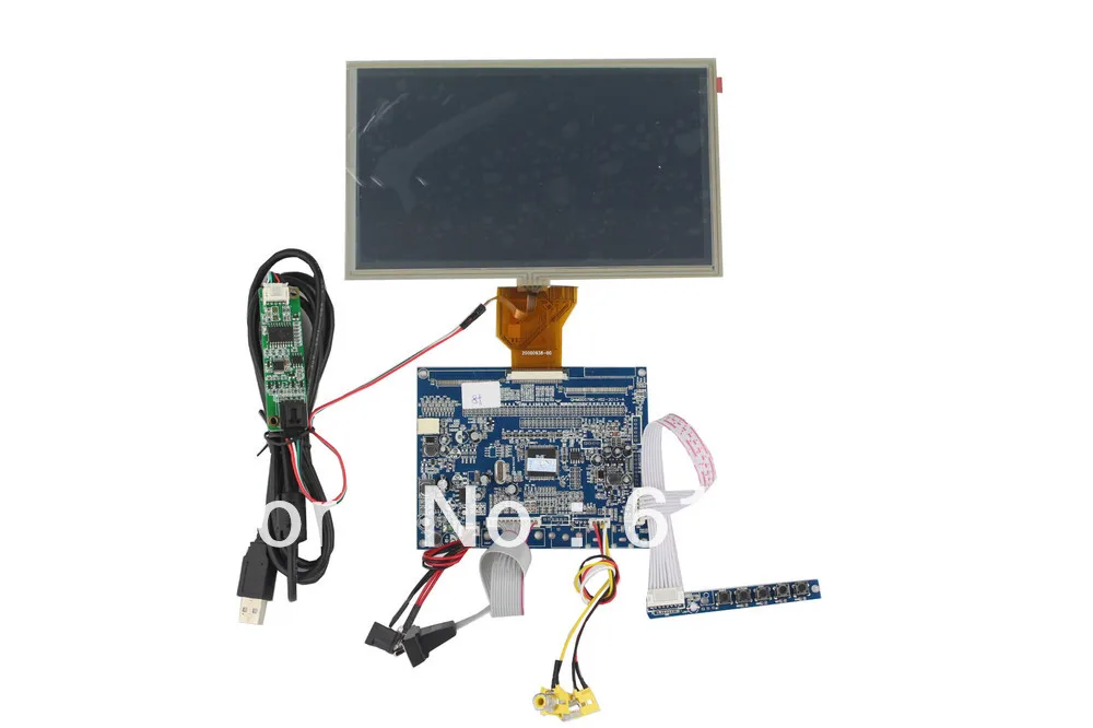 

AT080TN64 support VGA +AV LCD controller board with touch screen