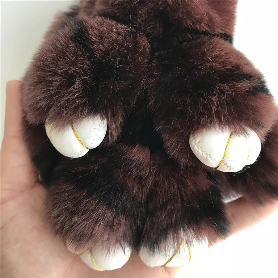 Magicfur реальном кроличьего меха заяц игрушка кукла мяч мягкие симпатичные куклы сумочки брелок для ключей автомобиля кулон, кольцо для ключей шарм