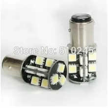 50x заводская цена 1157 bay15d p21/5 w 19 SMD красный Canbus OBC без ошибок сигнал автомобиля 19 светодиодный свет лампы
