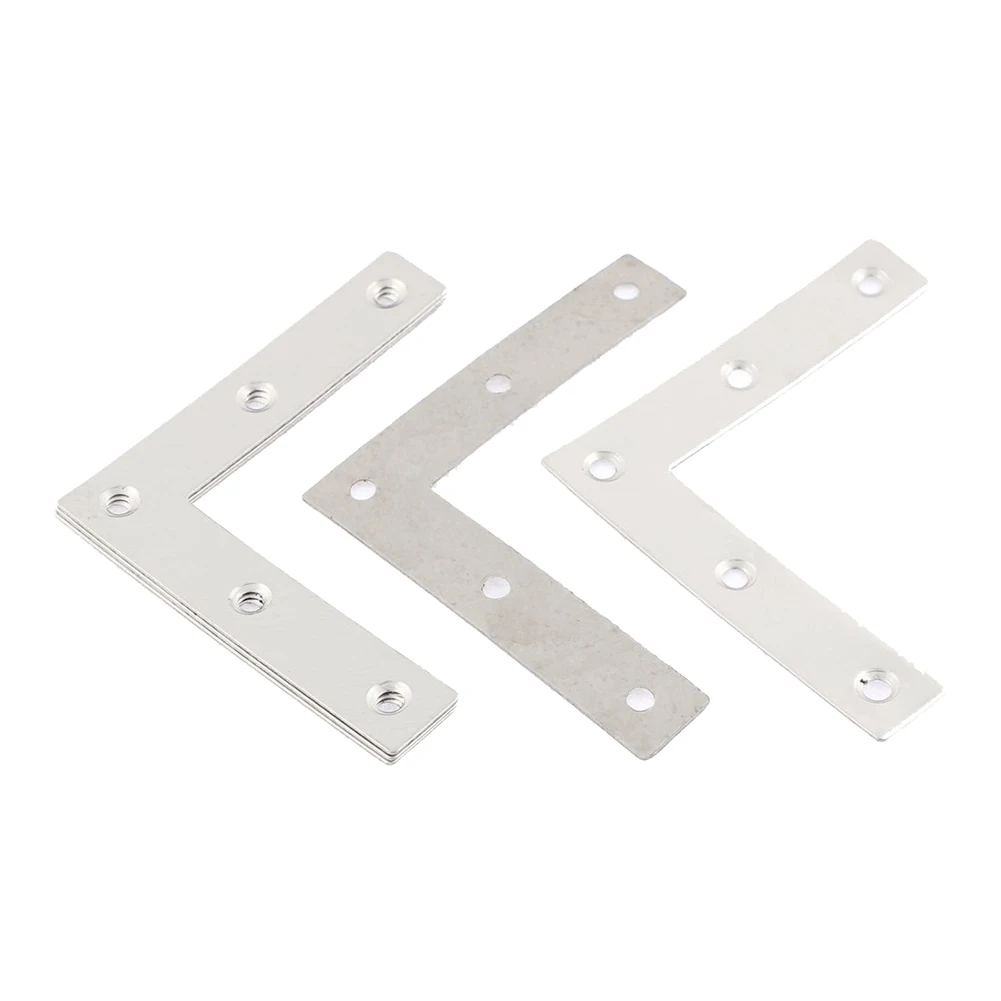 

5pcs Stainless Steel Flat Corner Brace Fixing Bracket Plates 80mmx80mm