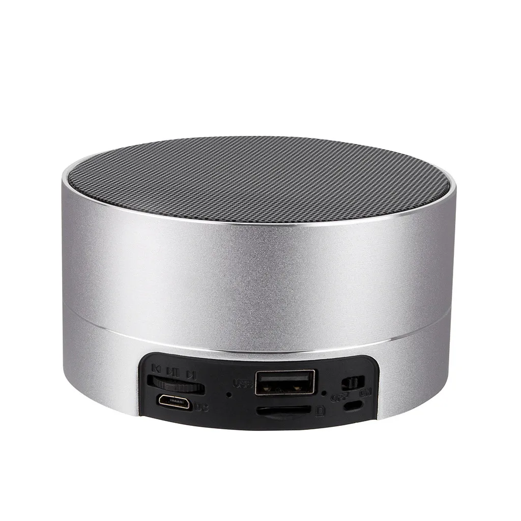 Портативный беспроводной Bluetooth стерео звуковой динамик SD карта ручной ремешок