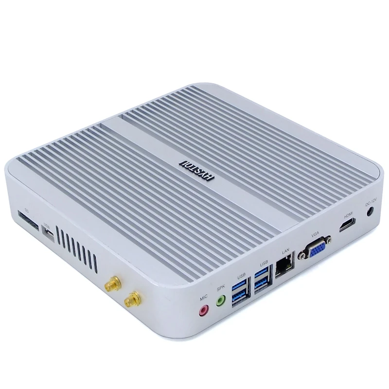 Hystou Intel Core i5 6200U Мини ПК Windows i3 6100U безвентиляторный микро игровой компьютер